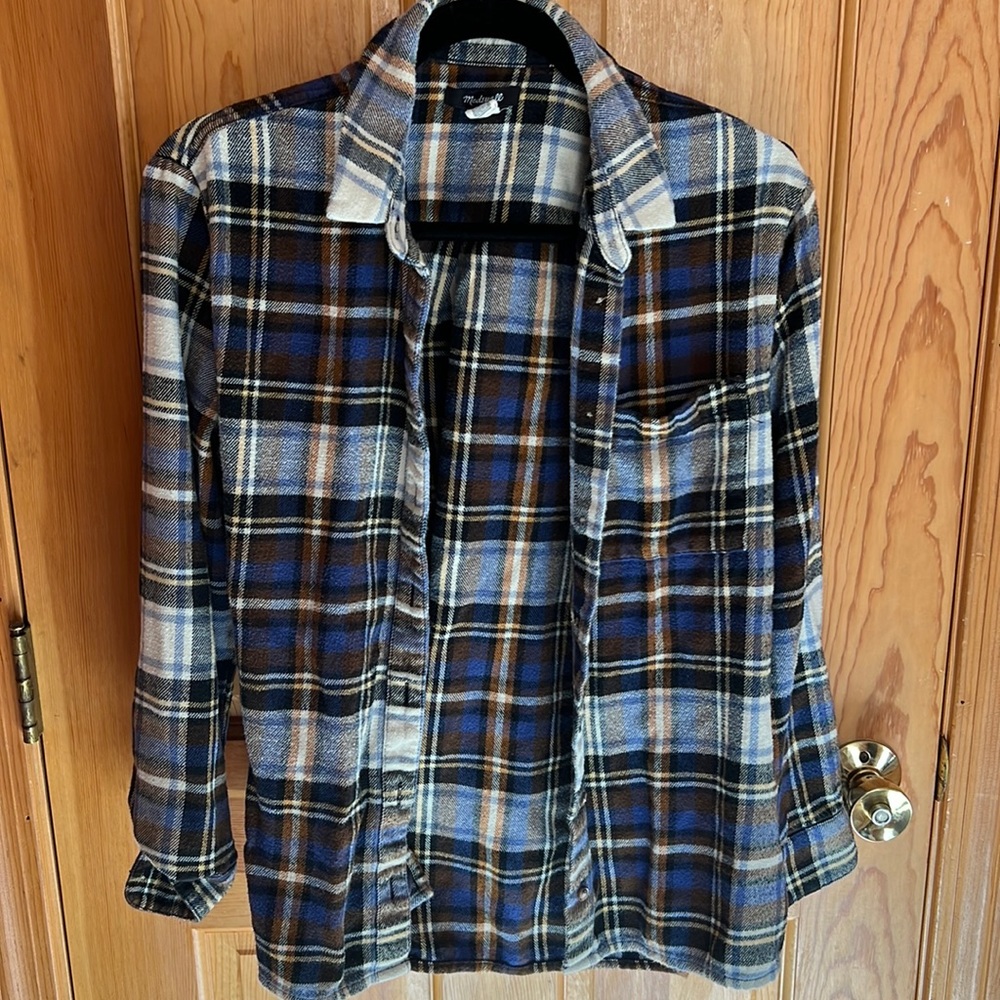 Madewell boyfriend flannel